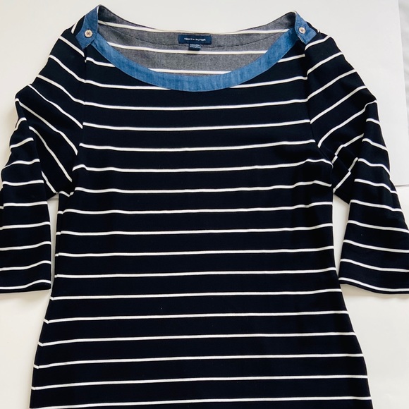 Tommy Hilfiger black and white stripe dress - Picture 8 of 9